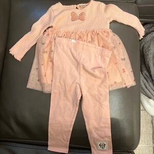 NWT 18M Disney Girls Top and Pants